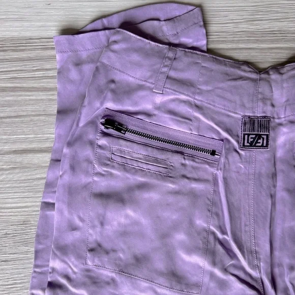 LF high waisted suede cargo pants size 2 NWOT - Picture 11 of 14